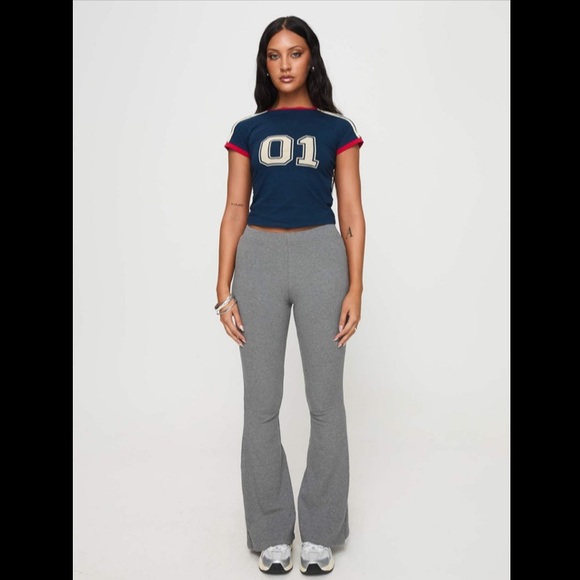 Flared Grey Pants - Picture 1 of 9